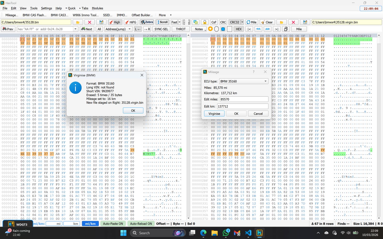BMW Dashboard Virginiser